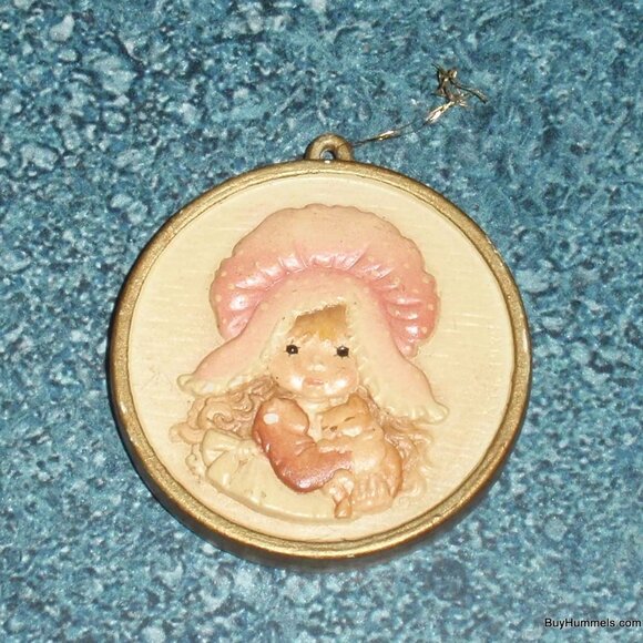 ANRI Sarah Kay "WAITING FOR MOTHER" Round Pendant Christmas Ornament / Gift! - Picture 1 of 2